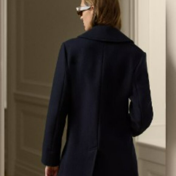 BNWT Authentic Ralph Lauren Collection Logan ouble-Faced Wool-Cashmere Peacoat - Picture 12 of 12